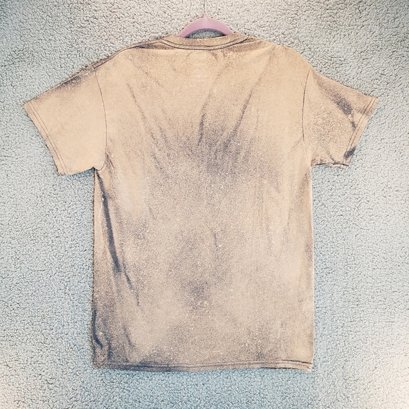 Crazy Dog Lady Up Cycle bleached Navy Short Sleeve T-Shirt Sz M - Picture 6 of 8